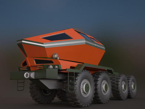 MAZ3 CONCEPT all-terrain vehicle tractor unit 3D Model