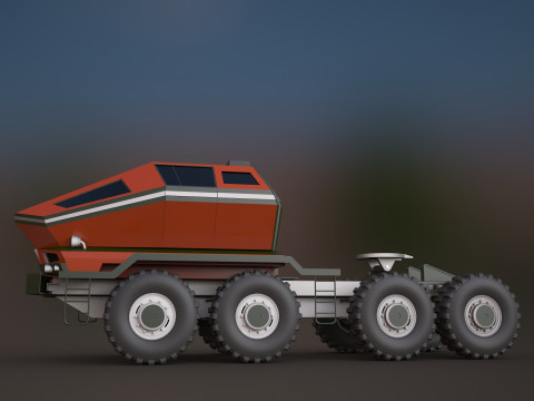 MAZ3 CONCEPT all-terrain vehicle tractor unit 3D Model