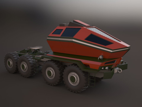 MAZ3 CONCEPT all-terrain vehicle tractor unit 3D Model