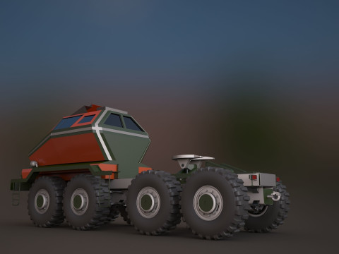 MAZ3 CONCEPT all-terrain vehicle tractor unit 3D Model