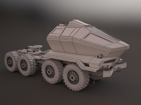 MAZ3 CONCEPT all-terrain vehicle tractor unit 3D Model
