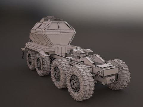MAZ3 CONCEPT all-terrain vehicle tractor unit 3D Model