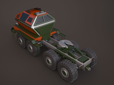MAZ3 CONCEPT all-terrain vehicle tractor unit 3D Model