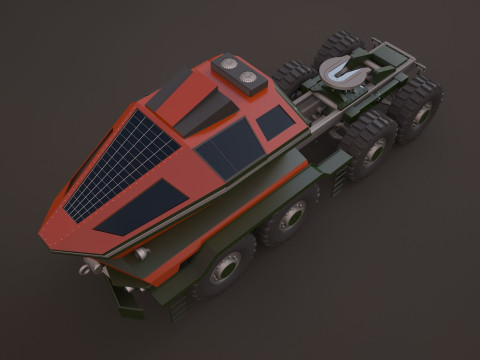 MAZ3 CONCEPT all-terrain vehicle tractor unit 3D Model