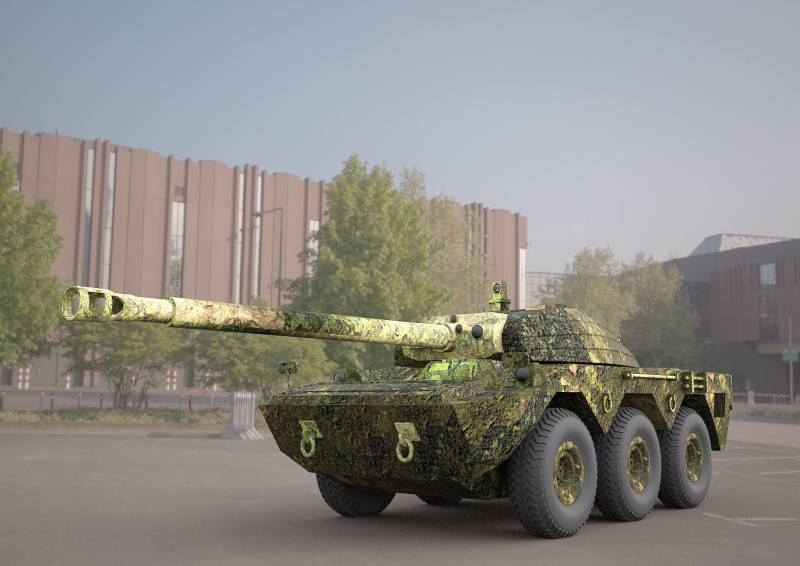 Military panzer Model 3D .c4d .max .obj .3ds .fbx .stl .blend 