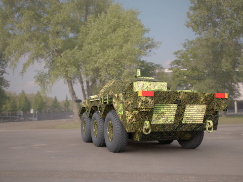Military panzer Model 3D