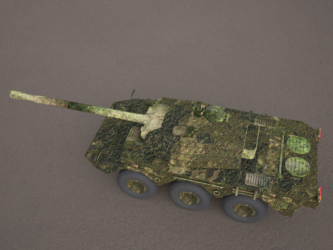Military panzer Model 3D
