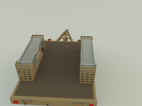 Military trailer model 3Dモデル