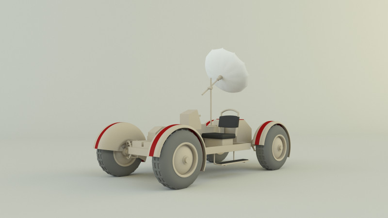 Moon vehicle model 3D 模型 .c4d .max .obj .3ds .fbx .stl .blend 
