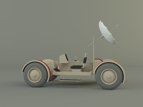 Moon vehicle model 3D 模型