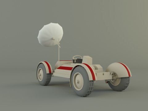 Moon vehicle model 3D 模型