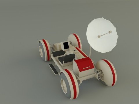 Moon vehicle model 3D 模型