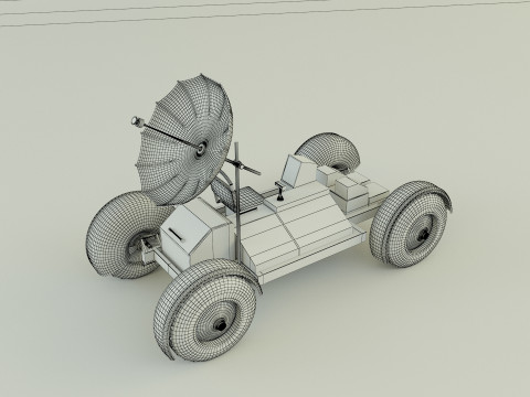 Moon vehicle model 3D 模型
