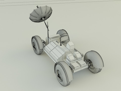 Moon vehicle model 3D 模型