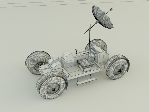 Moon vehicle model 3D 模型