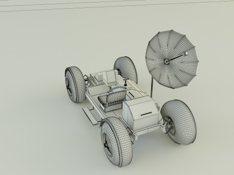 Moon vehicle model 3D 模型