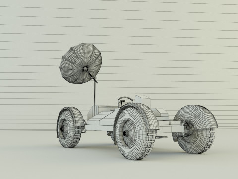 Moon vehicle model 3D 模型