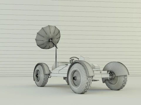 Moon vehicle model 3D Model