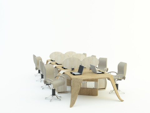 Office desk 3D Model