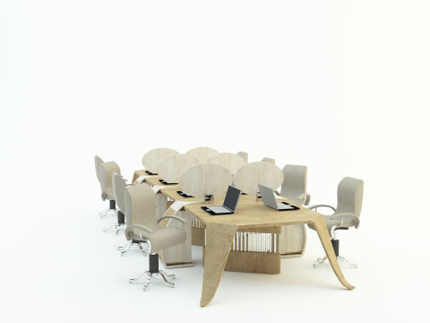 Office desk 3D Model