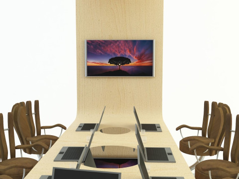 Office meeting table 3D Модель