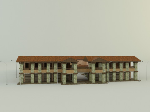 Passenger hotel 3d Modelo 3D
