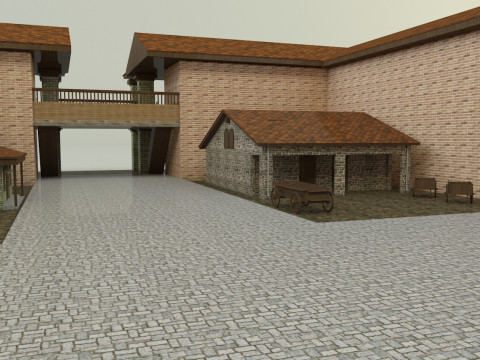 Passenger hotel 3d 3D 模型