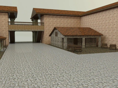 Passenger hotel 3d 3D Model
