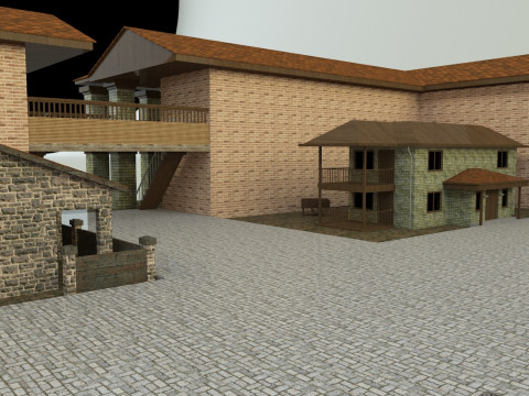 Passenger hotel 3d 3D 模型
