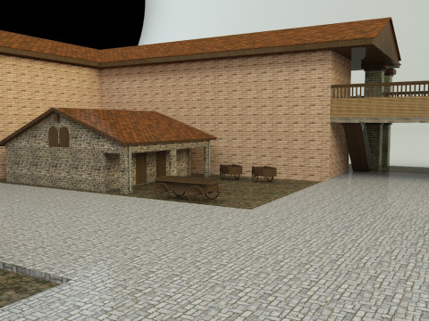 Passenger hotel 3d 3D 模型