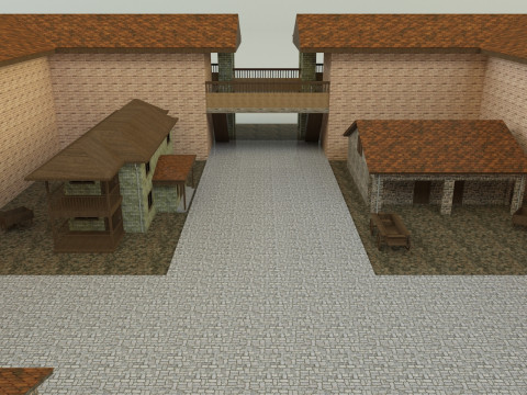 Passenger hotel 3d 3D 模型