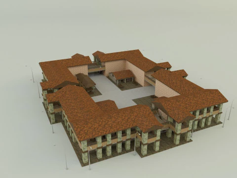 Passenger hotel 3d 3D Model