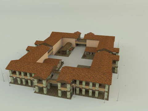 Passenger hotel 3d 3D Model