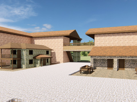 Passenger hotel 3d 3D 模型