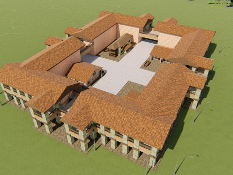 Passenger hotel 3d 3D 模型