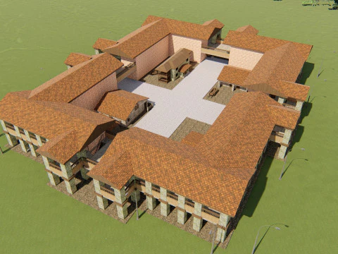 Passenger hotel 3d 3D Model