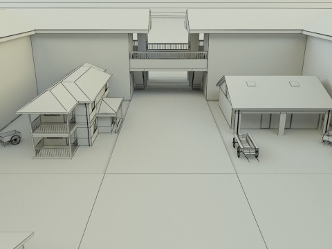 Passenger hotel 3d 3D 模型