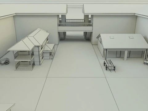 Passenger hotel 3d 3D Model