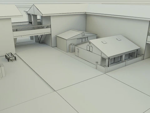 Passenger hotel 3d 3D Model