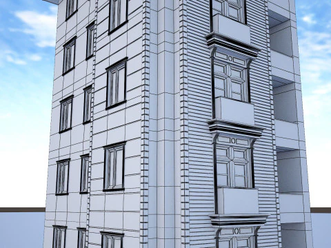 Ornate building 3D Model