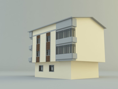 Ornate building 4 3D Model