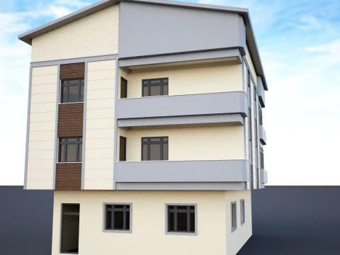 Ornate building 4 3D Model