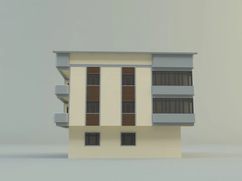 Ornate building 4 3D Model