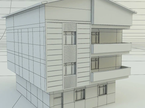 Ornate building 4 3D Model