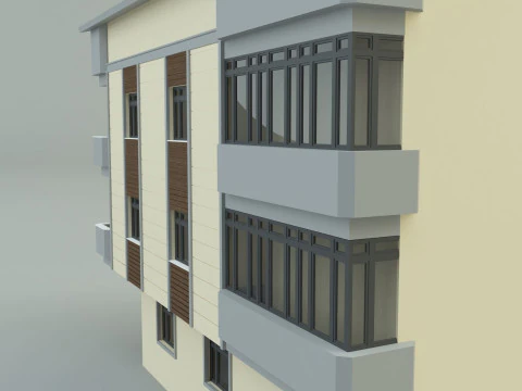 Ornate building 4 3D Model