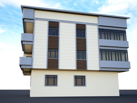 Ornate building 4 3D 模型