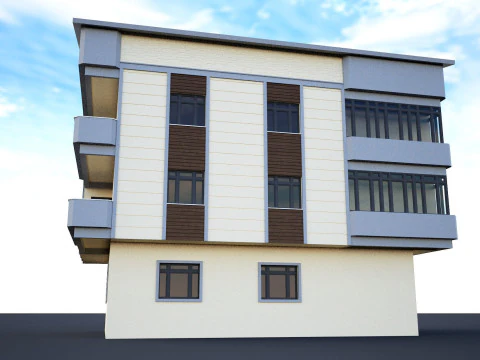 Ornate building 4 3D Model