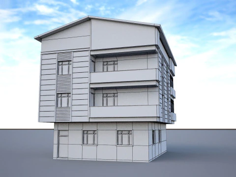 Ornate building 4 3D Model
