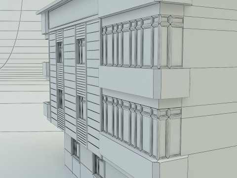 Ornate building 4 3D 模型