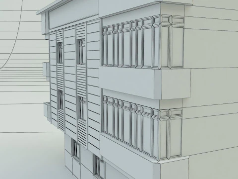 Ornate building 4 3D Model